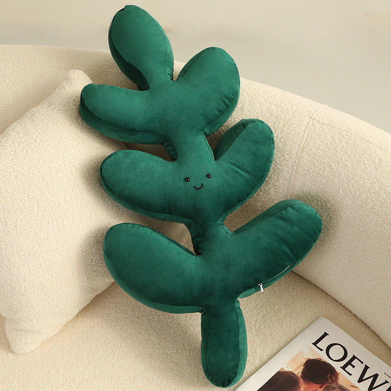 Comfortable Green Plant Pillow - Totta Fashion 