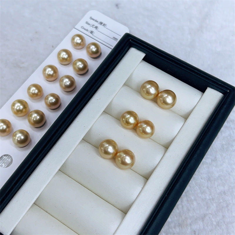 Gold Pearl Earrings