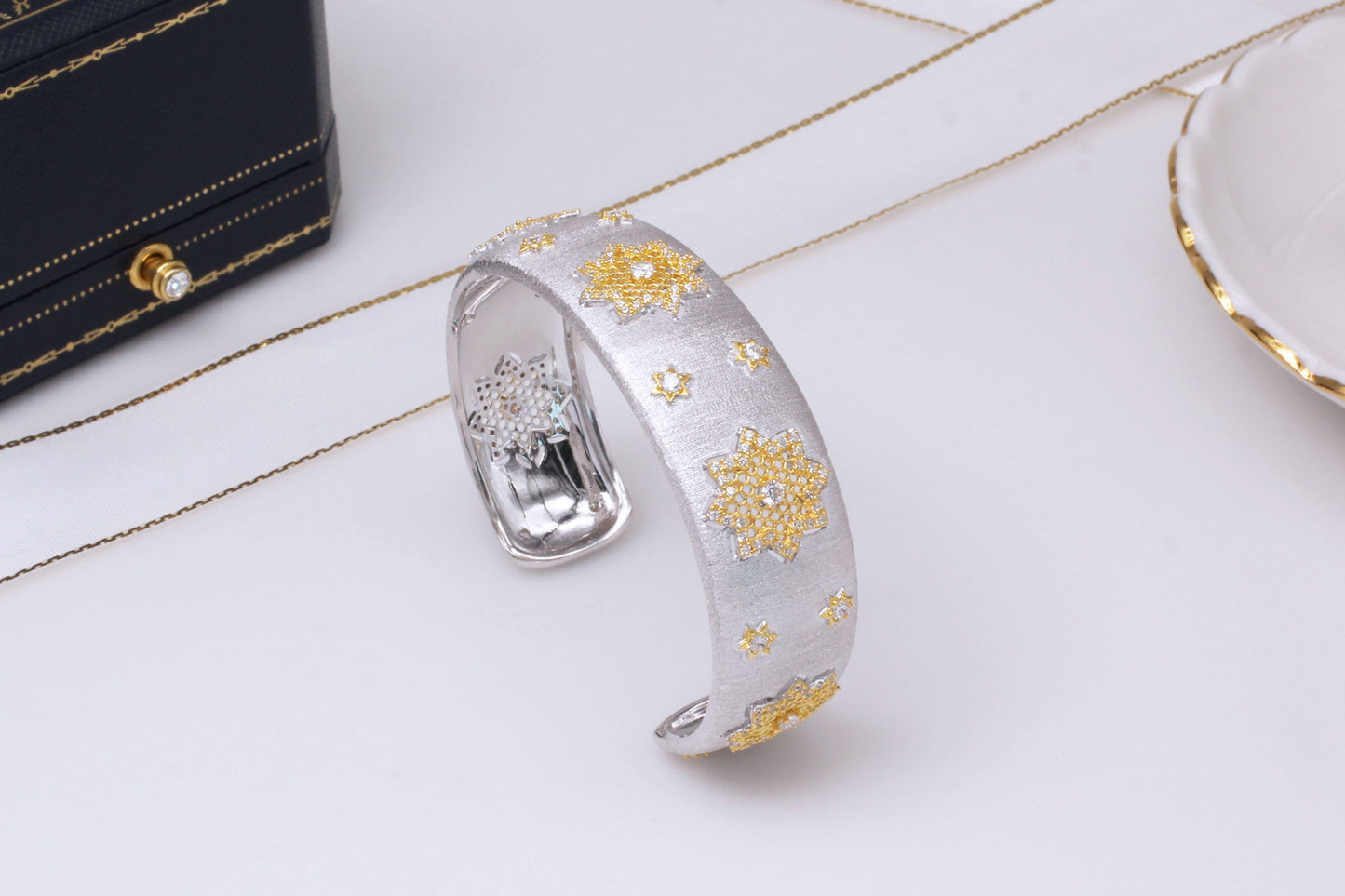 925 Silver Gold Bracelet