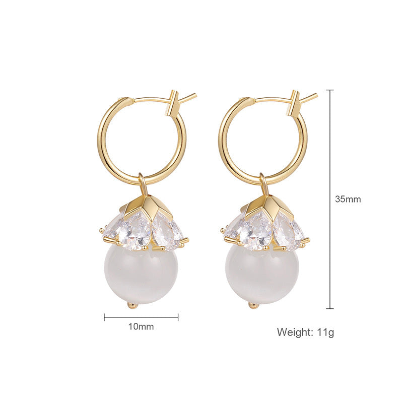 Opal Earrings Women