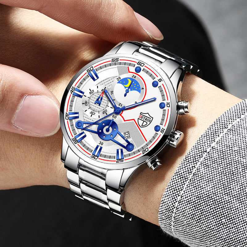 Fashion Men's Calendar Wristwatch 