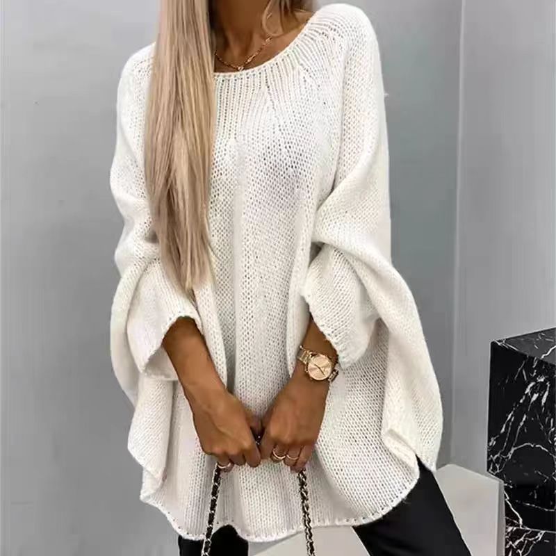 Sleeve Pullover Sweater Fashion Sweater Tops For Women