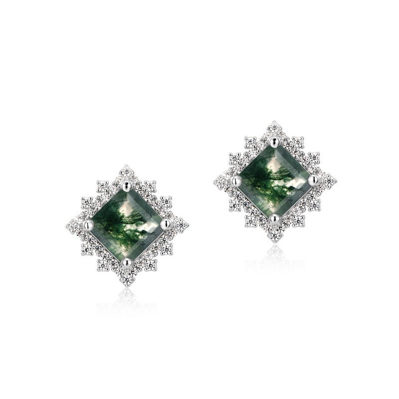 Light Luxury Green Earrings